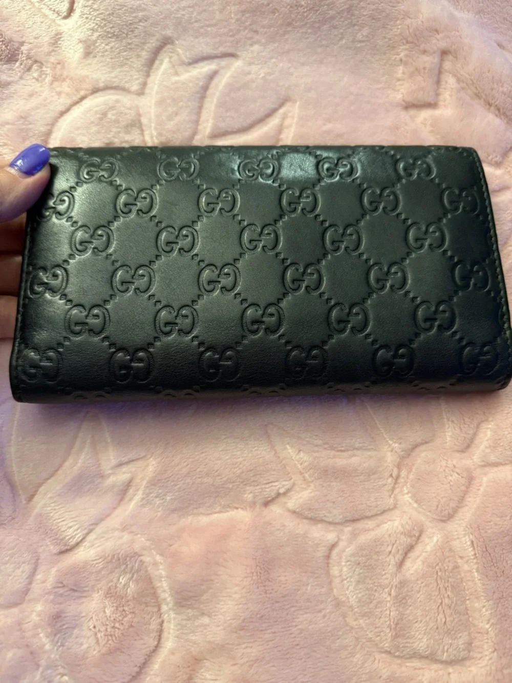Authentic Gucci Black Leather Continental Wallet - Picture 9 of 9